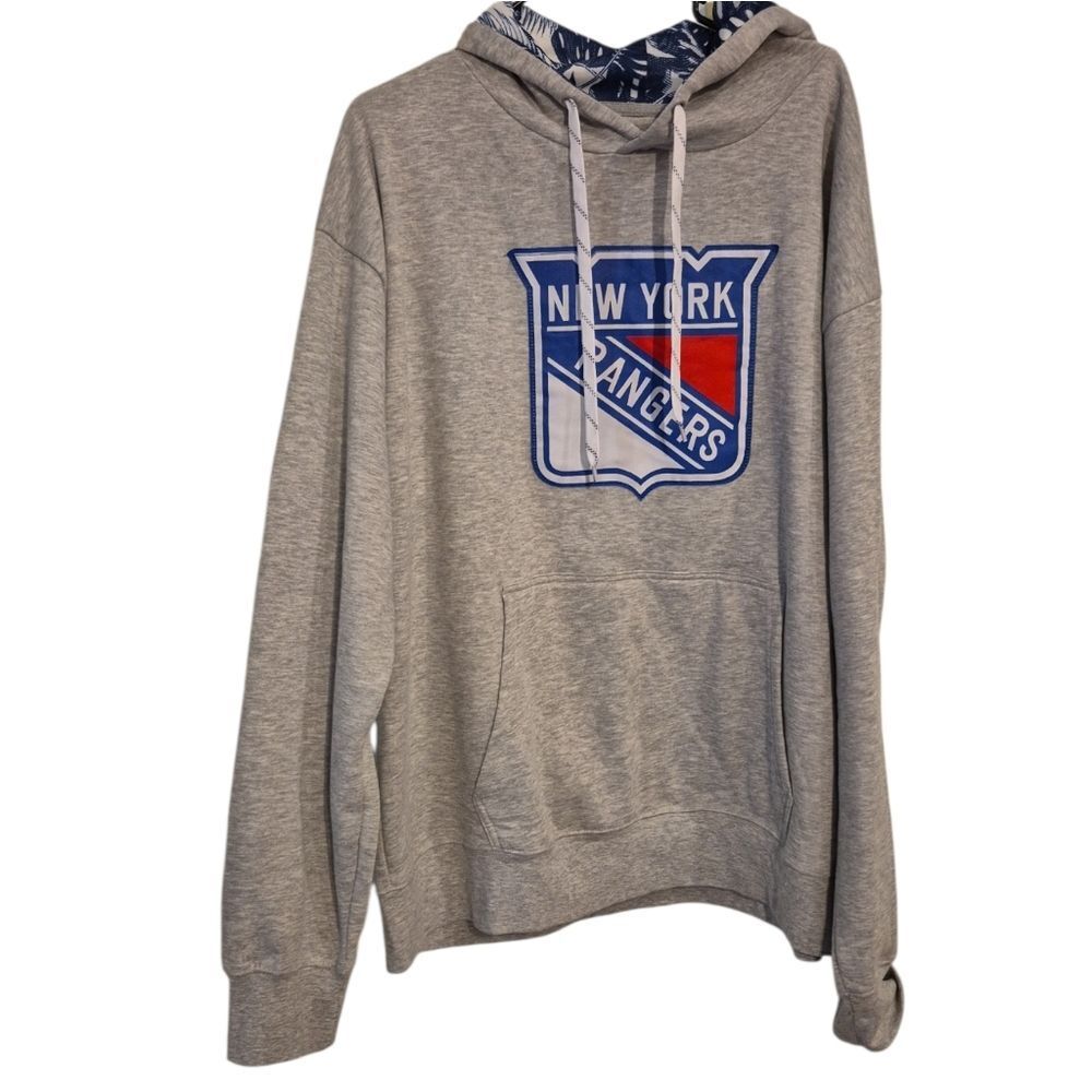 NHL Calhoun Surf & Skate‎ Pull over hoodie NY Rangers Size XL unisex Grey